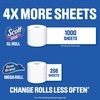 image:imageScott 1000 Toilet Paper 8 Rolls SepticSafe 1Ply Toilet Tissue1000 Sheets Pack of 8
