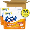 image:imageScott ComfortPlus Toilet Paper 48 Triple Rolls 231 Sheets per Roll SepticSafe 1Ply Toilet Tissue310 sheets Pack of 36