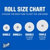 image:imageScott Paper Towels ChooseASheet 6 Double Rolls  12 Regular Rolls 108 Sheets Per Roll100 Sheets Pack of 12