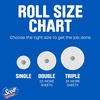 image:imageScott Paper Towels ChooseASheet 6 Double Rolls  12 Regular Rolls 108 Sheets Per Roll108 Sheets Pack of 2