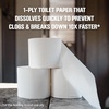 image:imageScott RapidDissolving Toilet Paper 12 Double Rolls SepticSafe Toilet Paper231 Sheets Pack of 12