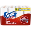 image:imageScott Paper Towels ChooseASheet 6 Double Rolls  12 Regular Rolls 108 Sheets Per Roll100 Sheets Pack of 12