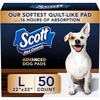 image:imageScott Pet Guard Advanced Dog Pads  Large  22 x 22  100 Pack of Pet PadsLarge 50 Pack