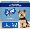 image:imageScott Pet Guard Dog Pads  Size Large  22 x 22  50 Pack of Pet PadsLarge 50 Pack