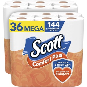 image:imageScott ComfortPlus Toilet Paper 48 Triple Rolls 231 Sheets per Roll SepticSafe 1Ply Toilet Tissue462 sheets Pack of 36