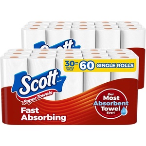image:imageScott Paper Towels ChooseASheet 6 Double Rolls  12 Regular Rolls 108 Sheets Per Roll100 Sheets Pack of 30
