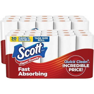 image:imageScott Paper Towels ChooseASheet 6 Double Rolls  12 Regular Rolls 108 Sheets Per Roll119 Sheets Pack of 30