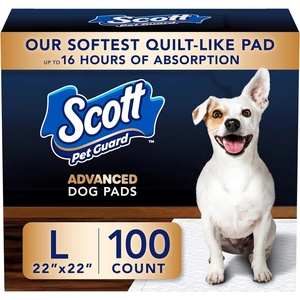 image:imageScott Pet Guard Advanced Dog Pads  Large  22 x 22  100 Pack of Pet PadsLarge 100 Pack