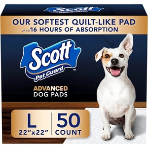 image:imageScott Pet Guard Advanced Dog Pads  Large  22 x 22  100 Pack of Pet PadsLarge 50 Pack