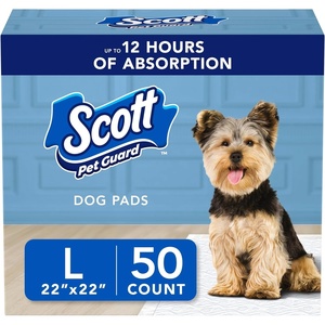 image:imageScott Pet Guard Dog Pads  Size Large  22 x 22  50 Pack of Pet PadsLarge 50 Pack