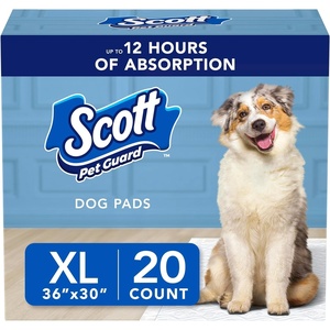 image:imageScott Pet Guard Dog Pads  Size Large  22 x 22  50 Pack of Pet PadsXLarge 20 Pack